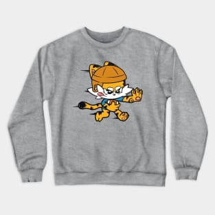 Little Tiger Dude - Vintage Football Crewneck Sweatshirt